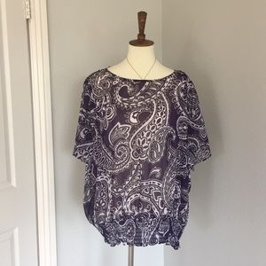 Michael Kors purple top